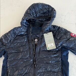 Canada Goose Shiny Blue Insulated Jacket